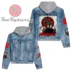 Premium Hooded Denim Jacket Foo Fighters IDF941351 Idea Fanatic