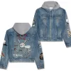 Drake Hooded Denim Jacket IDF941416 Idea Fanatic