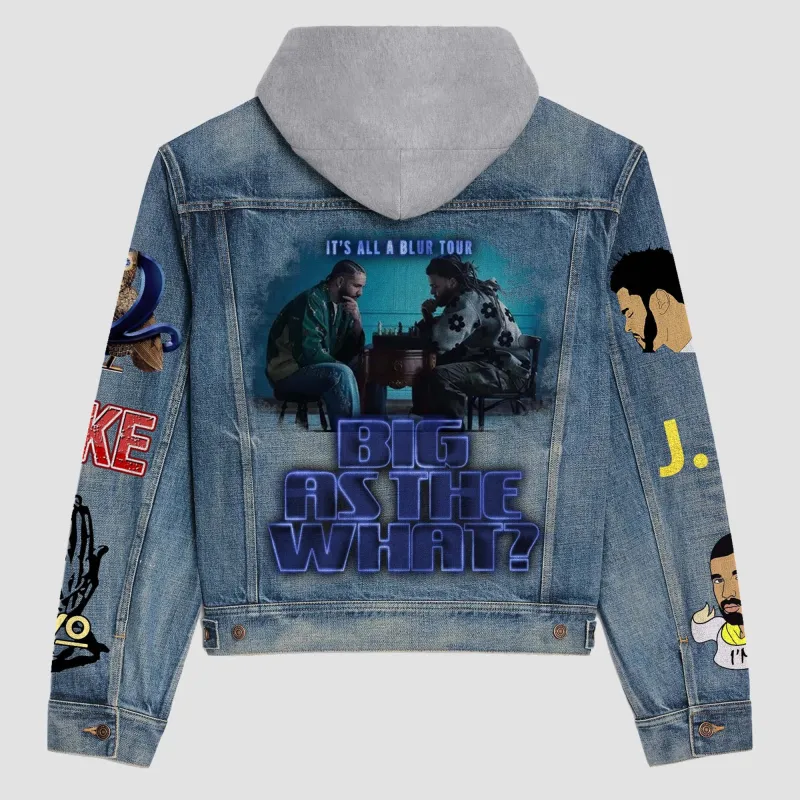 Drake Hooded Denim Jacket IDF9426510 Idea Fanatic