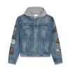 Morgan Wallen Hooded Denim Jacket IDF942287 Idea Fanatic