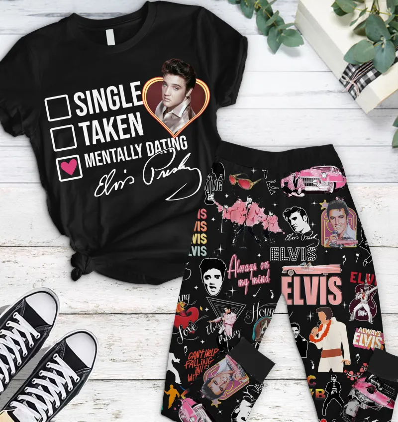 Premium Elvis Presley Pajamas Set Tl (2) Idea Fanatic