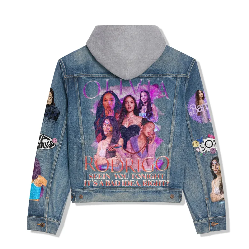 Olivia Rodrigo Hooded Denim Jacket IDF942575 Idea Fanatic