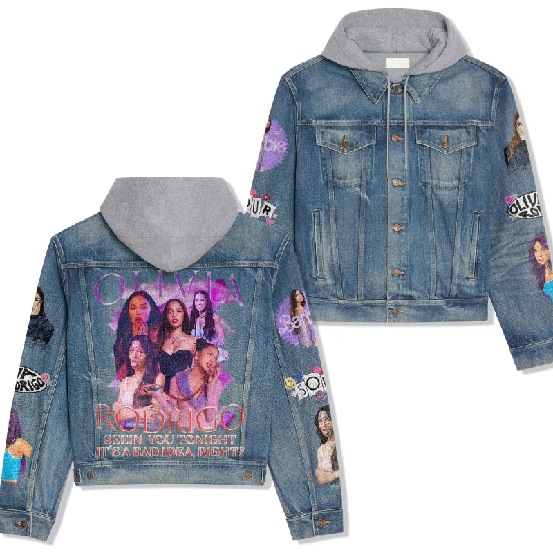 Olivia Rodrigo Hooded Denim Jacket IDF942575 Idea Fanatic