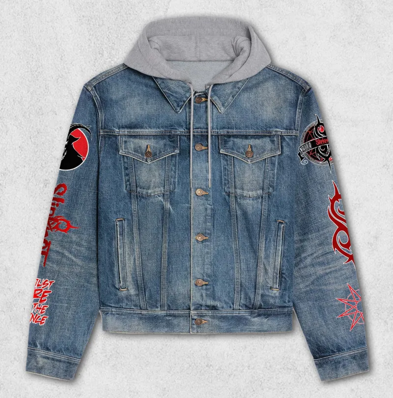 Slipknot Hooded Denim Jacket IDF942995 Idea Fanatic