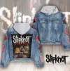 Slipknot Hooded Denim Jacket IDF942995 Idea Fanatic