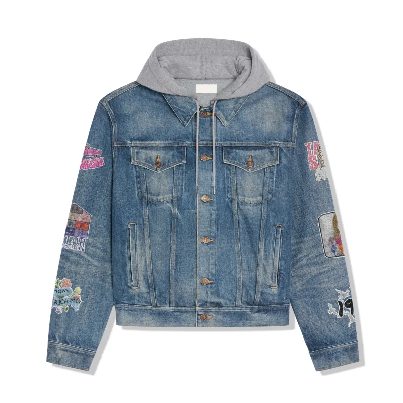 Taylor Swift Hooded Denim Jacket Ln DNM100524L064 Idea Fanatic