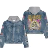 Taylor Swift Hooded Denim Jacket Ln DNM100524L064 Idea Fanatic