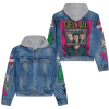 Green Day Hooded Denim Jacket Mh DNM100524L070 Idea Fanatic