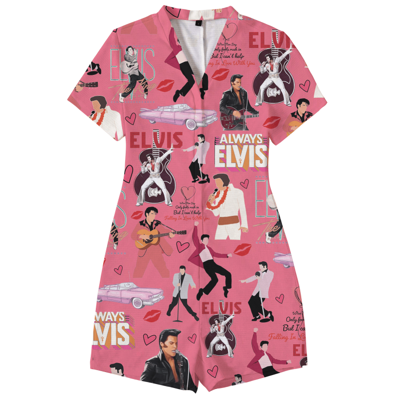 Premium Elvis Presley Romper Pajamas Hl (2) Idea Fanatic