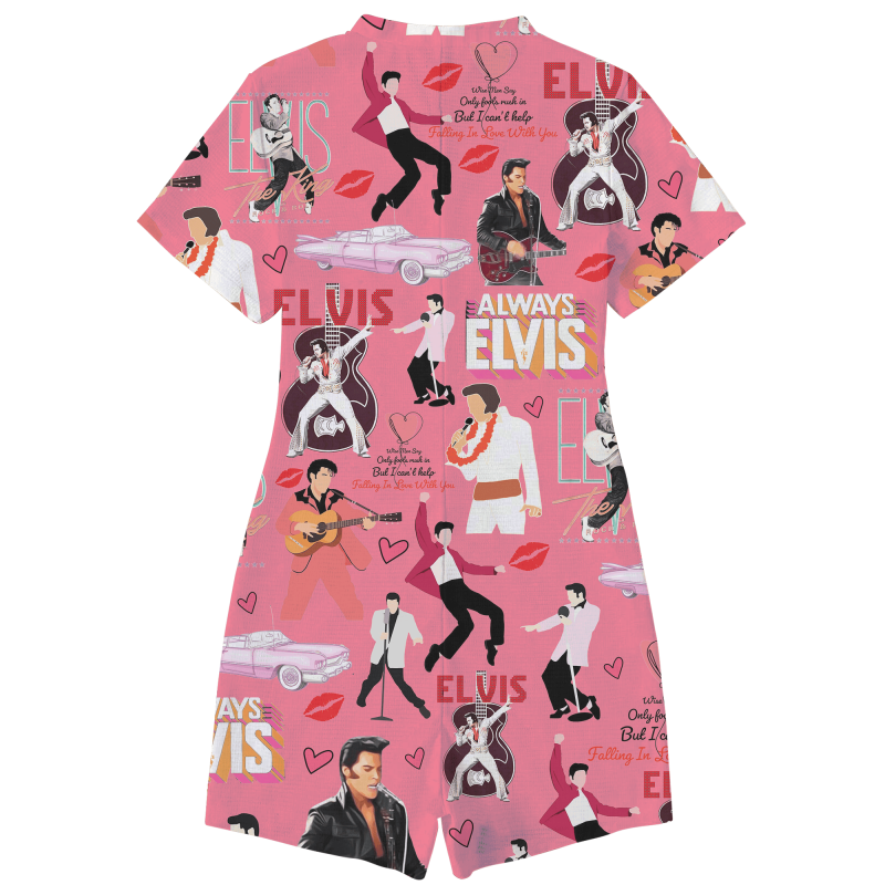 Premium Elvis Presley Romper Pajamas Hl (2) Idea Fanatic