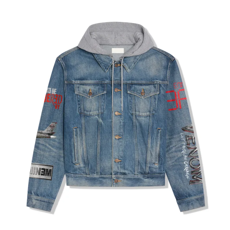 Eminem Hooded Denim Jacket IDF938337 Idea Fanatic