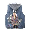 Bad Bunny Hooded Denim Jacket IDF938352 Idea Fanatic