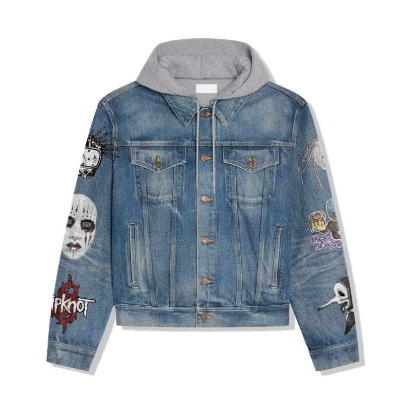 Slipknot Hooded Denim Jacket IDF938364 Idea Fanatic