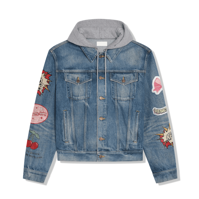 Lana Del Rey Hooded Denim Jacket IDF938376 Idea Fanatic