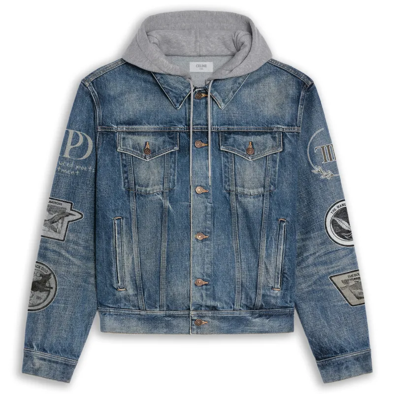 Taylor Swift Hooded Denim Jacket Dt DNM100524L097 Idea Fanatic