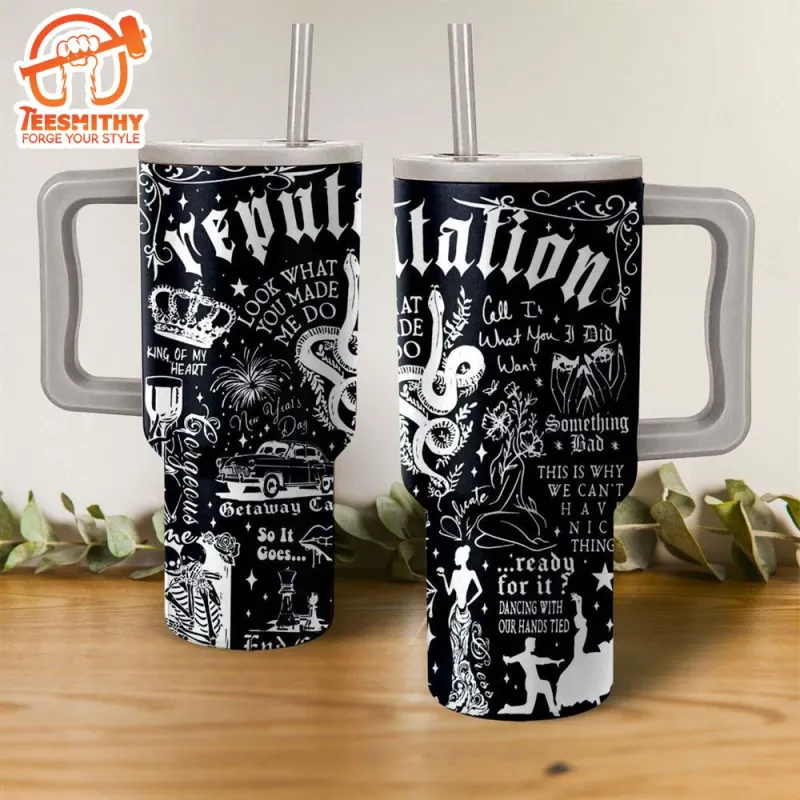 hXhwR5JO Taylor Swift Reputation Album Stanley Cup Tumbler 40 OZ Taylor Swift Reputation Album Stanley Cup Tumbler 40 OZ IDF78573 Idea Fanatic