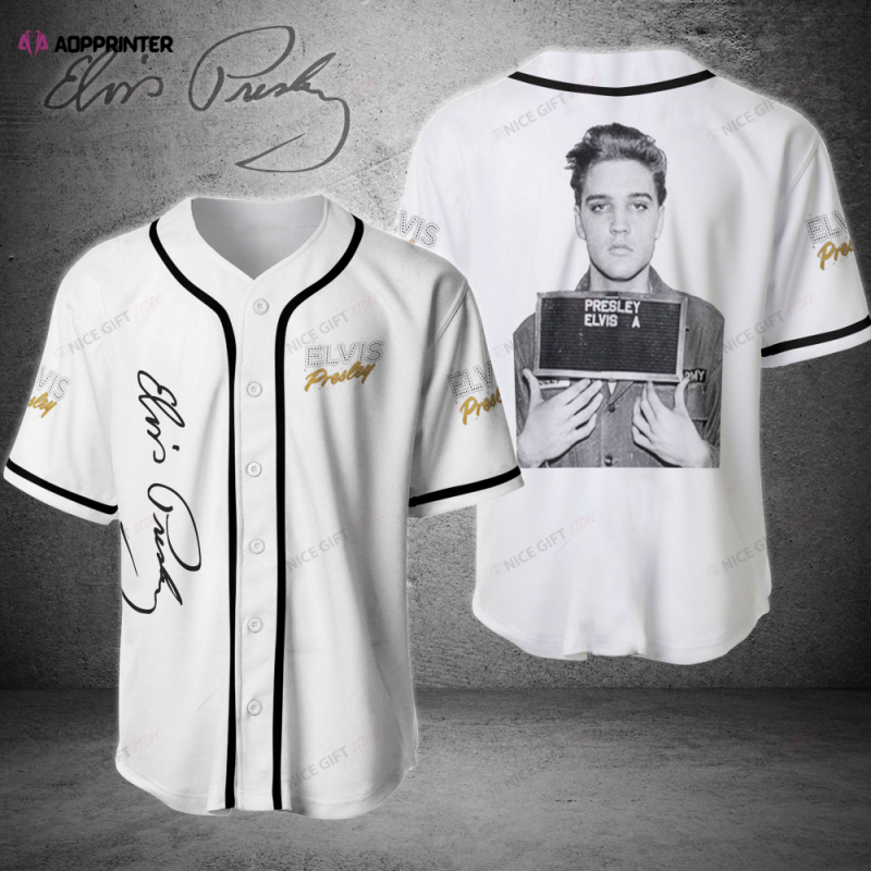 iconic elvis presley 3d baseball jersey printed authentic design Iconic Elvis Presley Premium 3D Baseball Jersey IDF110826 Idea Fanatic