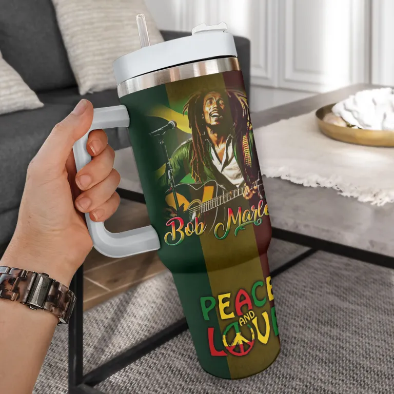 image 10 11 Bob Marley 40oz Stanley Tumbler BML060524M18 Idea Fanatic