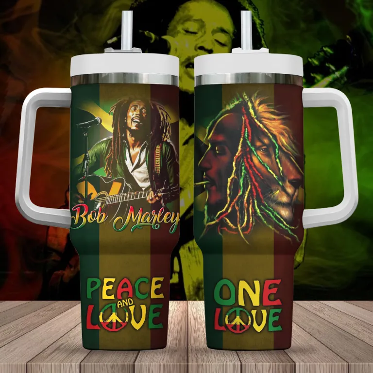 image 11 13 Bob Marley 40oz Stanley Tumbler BML060524M18 Idea Fanatic