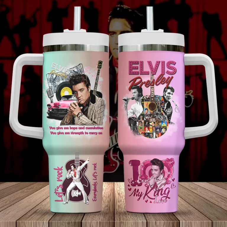 image 15 9 Elvis Presley 40oz Stanley Tumbler EPR050424M17 Idea Fanatic