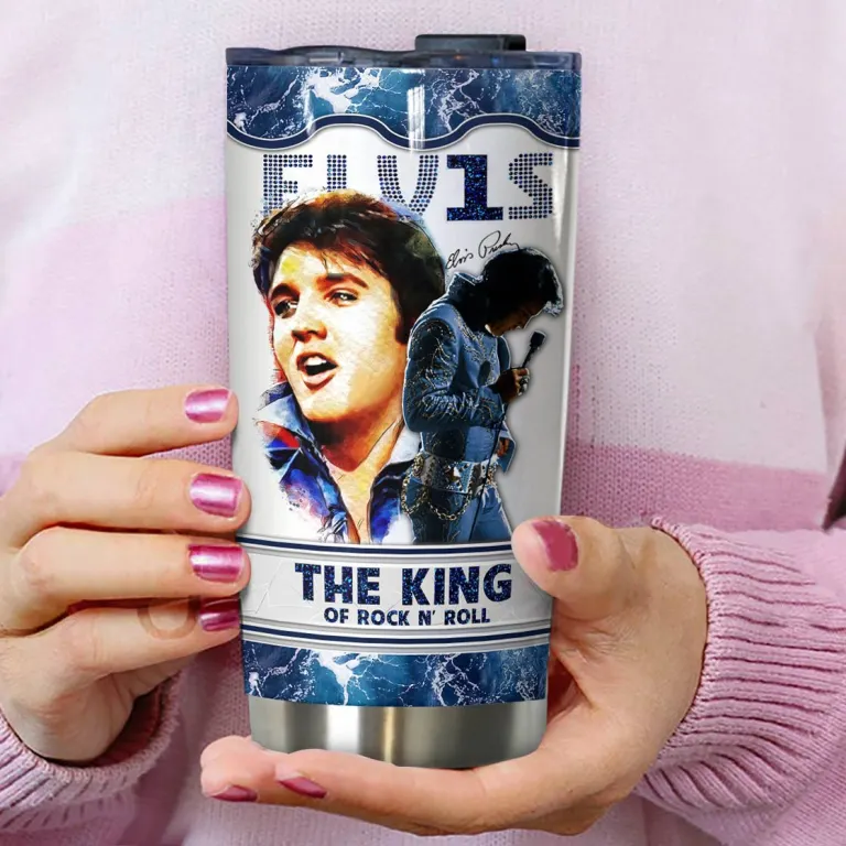 image 16 14 Personalized Elvis Presley Tumbler Cup EPR110424DVM36 Idea Fanatic