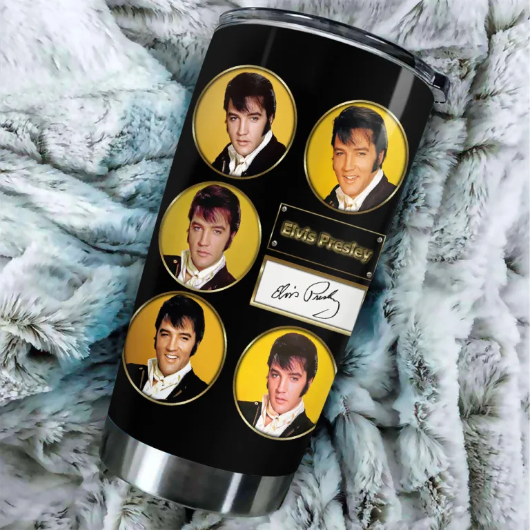 image 17 3 1 Elvis Presley Tumbler Cup EPR190324L41 Idea Fanatic