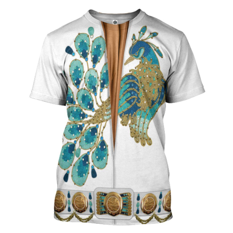 image 22 6 Elvis Presley Peacock Jumpsuit Costume 3D Apparels EPR030424L78 Idea Fanatic