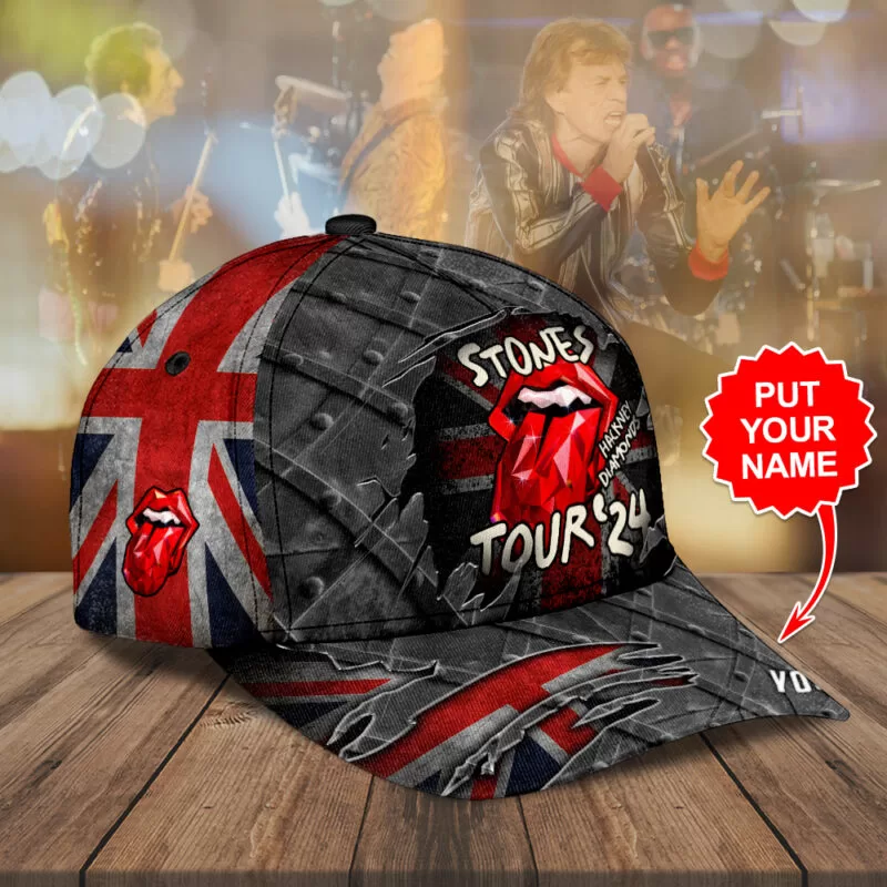 image 60 1 Personalized The Rolling Stones x UK Flag Classic Cap TRS010424L53 Idea Fanatic