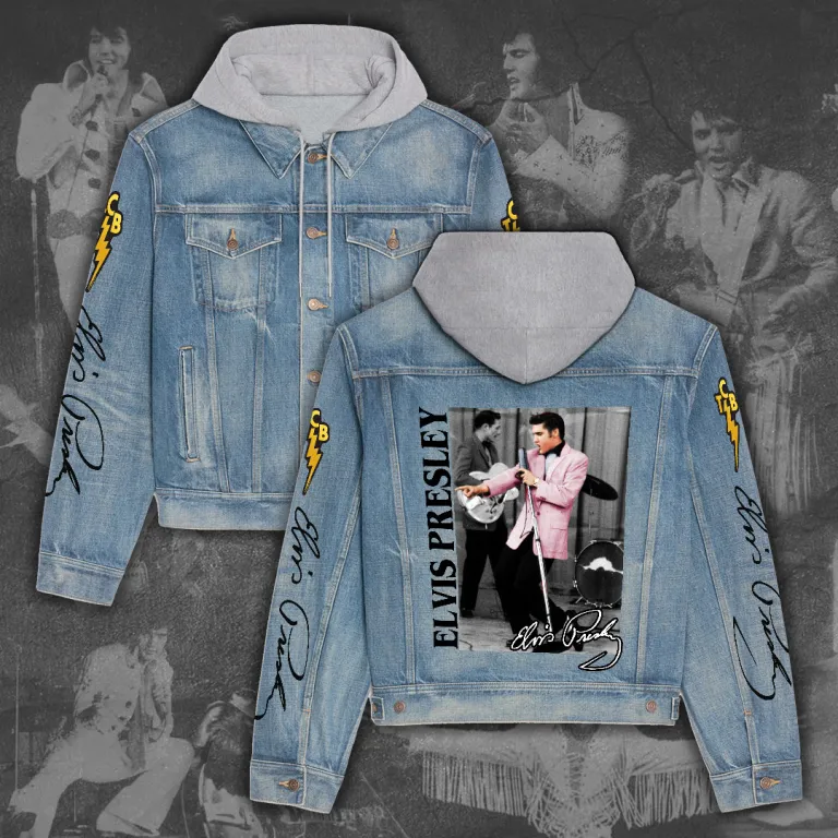 image 7 1 Elvis Presley Denim Hood Jacket EPR220324L58 Idea Fanatic