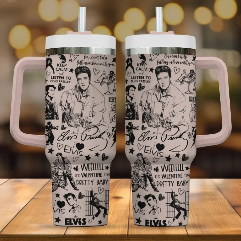 image 8 4 Elvis Presley 40oz Stanley Tumbler EPR220324L48 Idea Fanatic