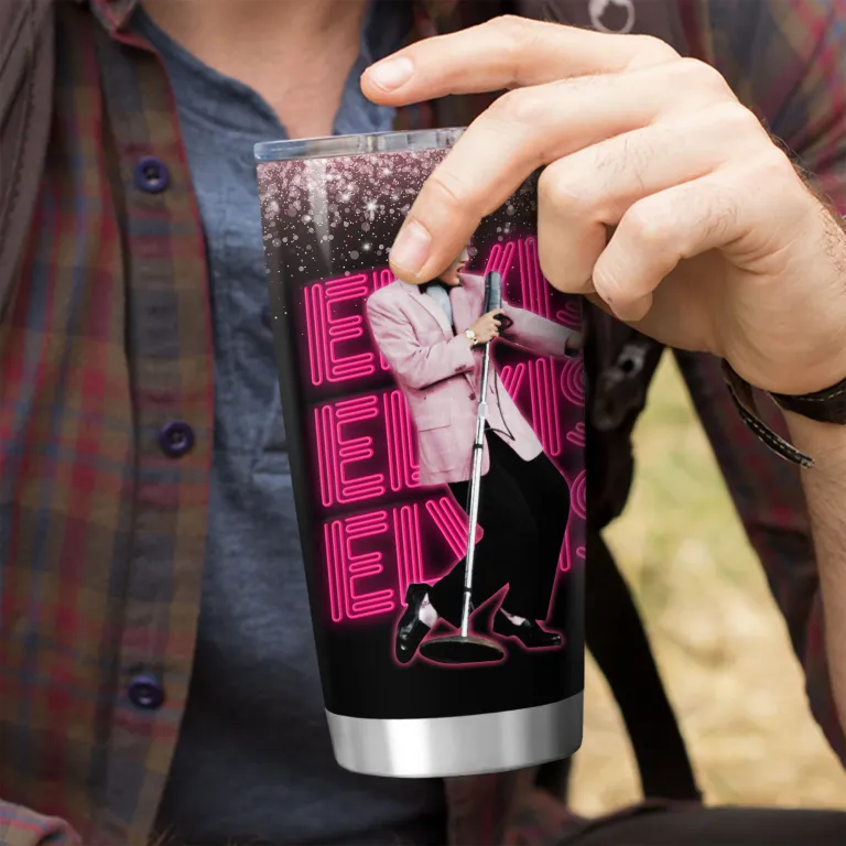 image 9 1 2 Elvis Presley Tumbler Cup EPR150323L21 Idea Fanatic