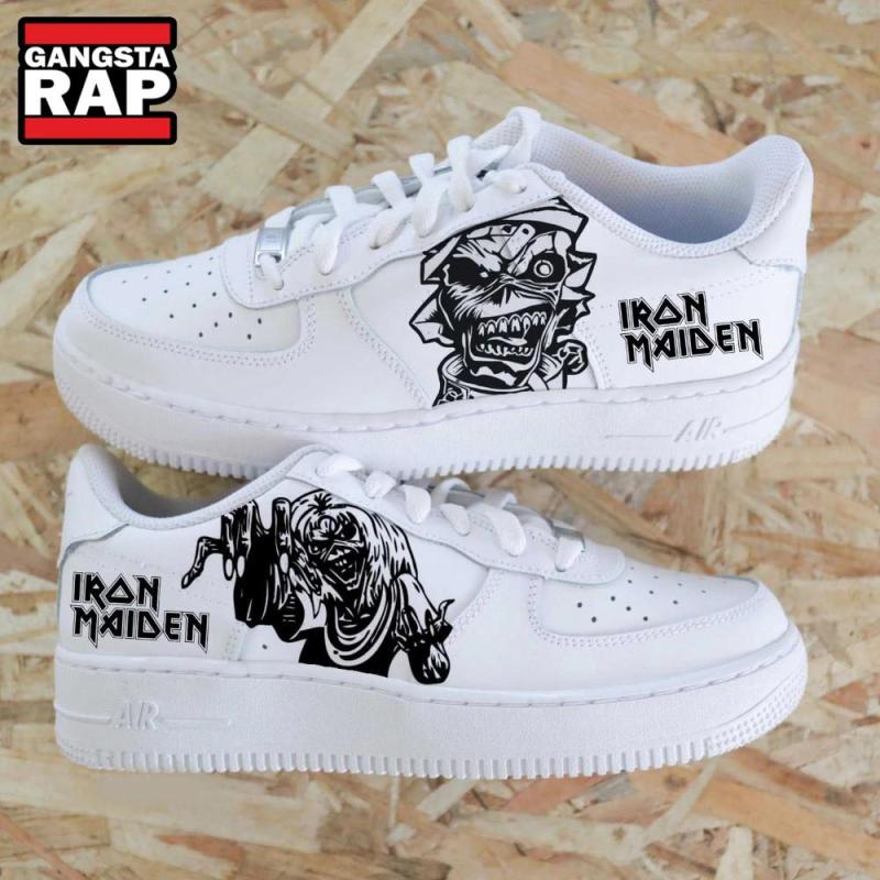 iron maiden air force 1 sneaker shoes4108 Iron Maiden Air Force 1 Sneakers IFDDAF10023 Idea Fanatic