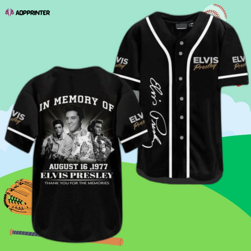 limited edition vintage elvis presley baseball jersey retro design Limited Edition Vintage Elvis Presley Baseball Jersey IDF104306 Idea Fanatic