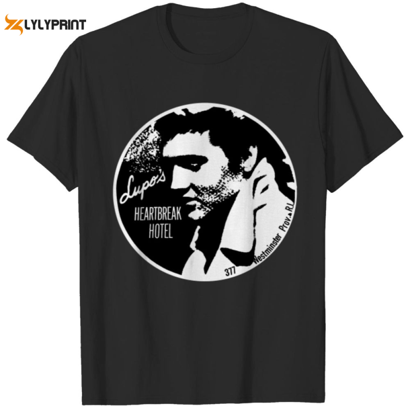 lupo s heartbreak hotel elvis presley destressed t shirt for men and women Lupo's Heartbreak Hotel Elvis Presley Destressed T-Shirt IDF87112 Idea Fanatic