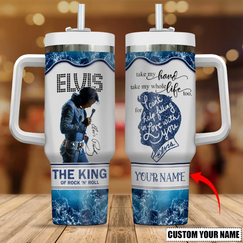 mk 1 8 Elvis Presley Custom Name Stanley Tumbler EP250124LNQ1VKH Idea Fanatic