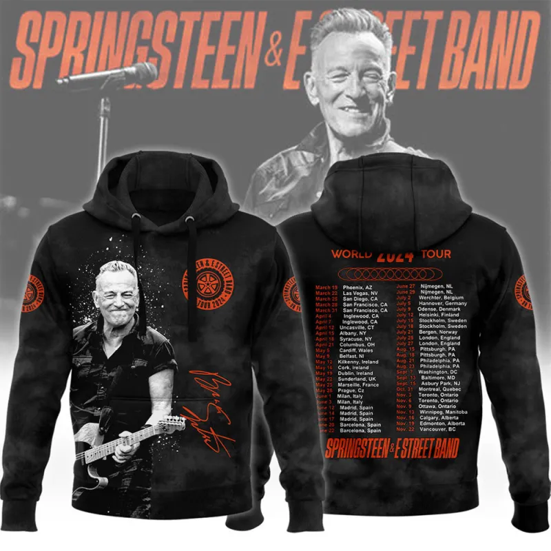 mk 2 2 Bruce Springsteen and The E Street Band 2024 Tour Hoodie Shirt BS090424LNQ10VKH Idea Fanatic