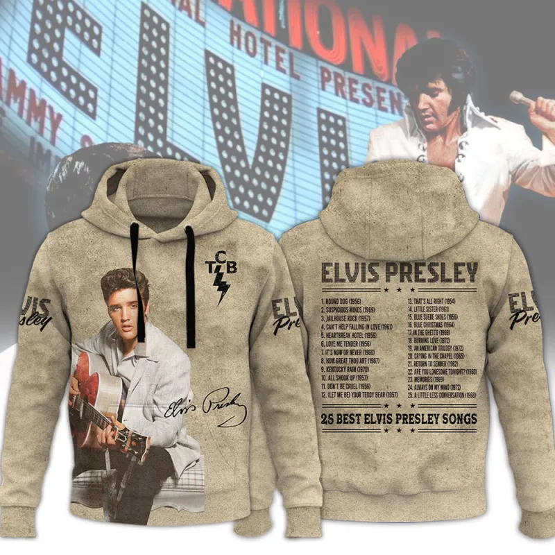 mk hd 3 Elvis Presley The Best Song Hoodie Tshirt EP290124LNQ10VKH Idea Fanatic