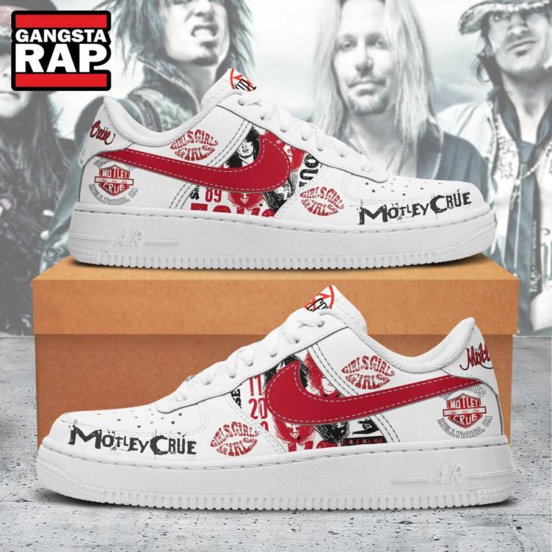 motley crue band music air force 1 sneaker shoes2114 Motley Crue Band Music Air Force 1 Sneakers IFDDAF10029 Idea Fanatic