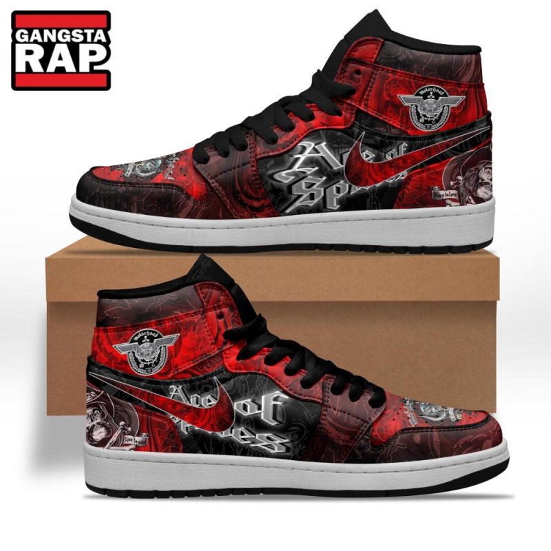 motorhead rock band air jordan 1 hightop shoes4464 Motorhead Rock Band Air Jordan 1 Hightop Shoes IFDDAJ10071 Idea Fanatic