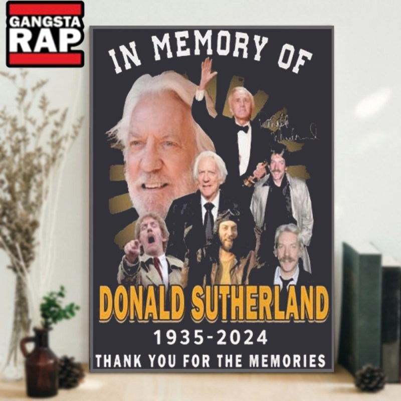 n Memory Of Donald Sutherland 1935 2024 Thank You For The Memories Signature Poster Canvas Art In Memory Of Donald Sutherland 1935-2024 Thank You For The Memories Signature Poster Canvas Art IDFCWA0122 Idea Fanatic