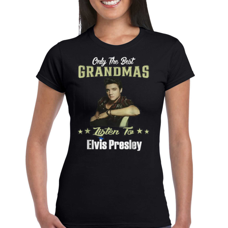 only best grandmas listen to elvis presley t shirt 1 Only Best Grandmas Listen To Elvis Presley T-shirt IDF142301 Idea Fanatic