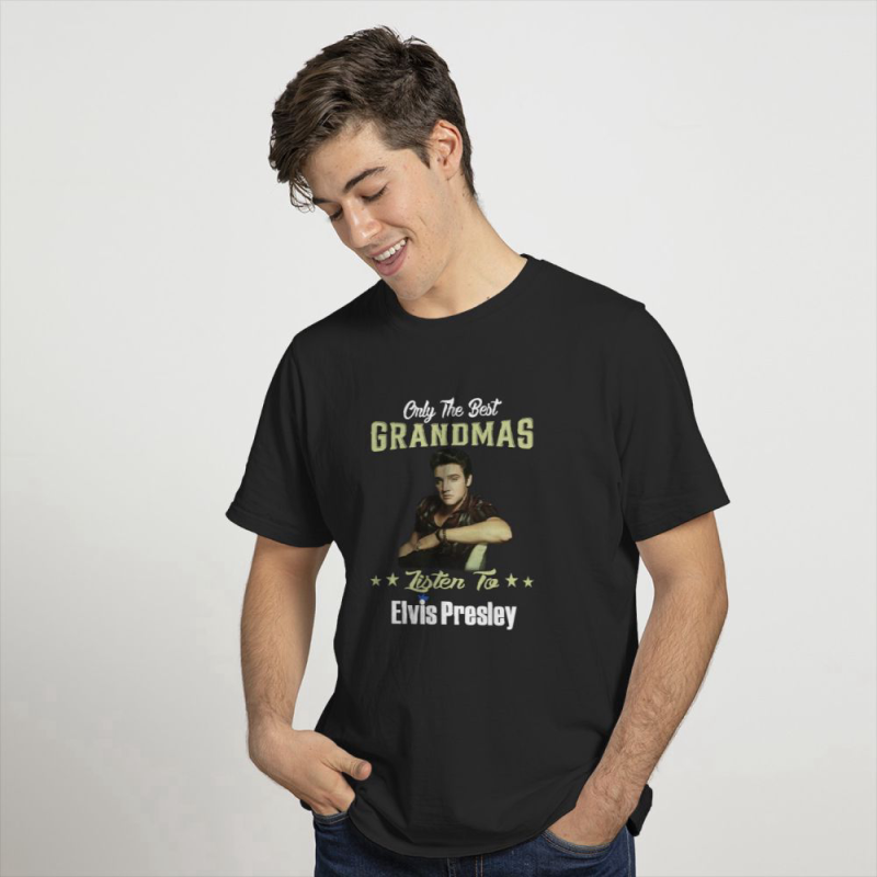 only best grandmas listen to elvis presley t shirt for men and women 5 Only Best Grandmas Listen To Elvis Presley T-Shirt IDF87044 Idea Fanatic