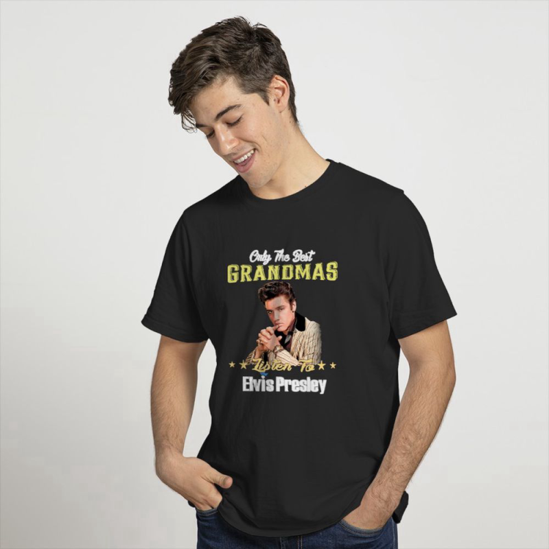 only the best grandmas listen to elvis presley 2023 t shirt for men and women 1 Only The Best Grandmas Listen To Elvis Presley T-Shirt IDF86879 Idea Fanatic