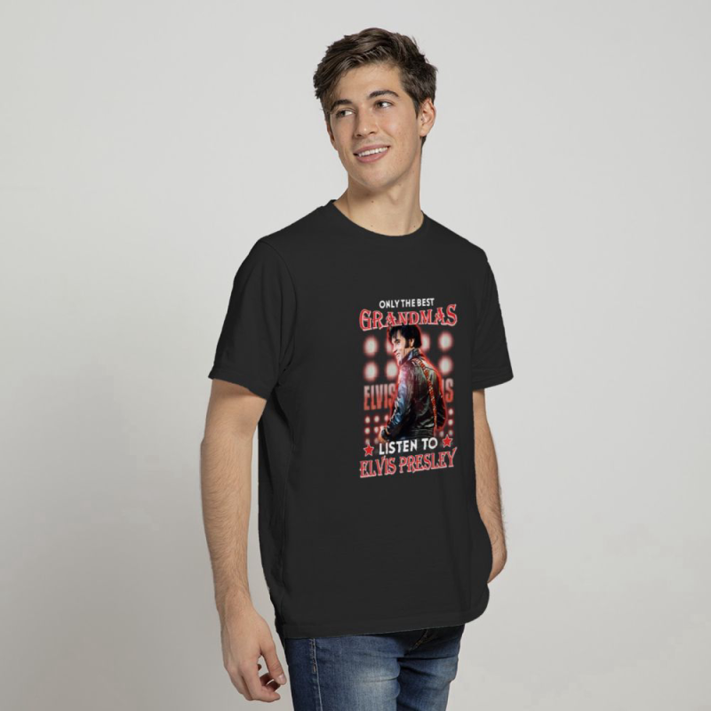 only the best grandmas listen to elvis presley t shirt for men and women 10 Only The Best Grandmas Listen To Elvis Presley T-Shirt IDF87110 Idea Fanatic