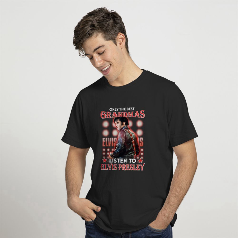 only the best grandmas listen to elvis presley t shirt for men and women 11 Only The Best Grandmas Listen To Elvis Presley T-Shirt IDF87110 Idea Fanatic