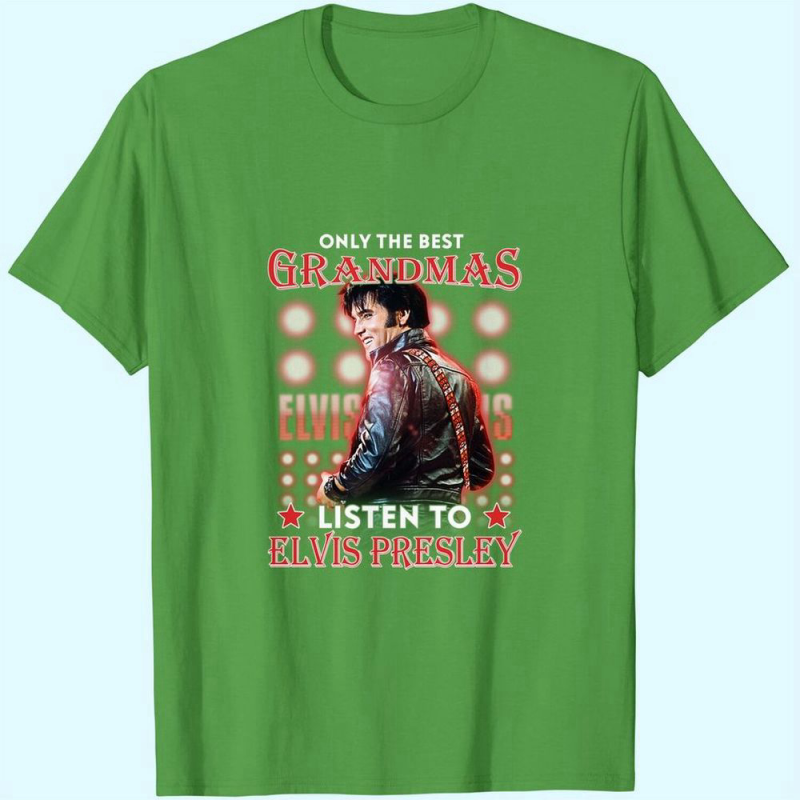 only the best grandmas listen to elvis presley t shirt for men and women 5 Only The Best Grandmas Listen To Elvis Presley T-Shirt IDF86909 Idea Fanatic