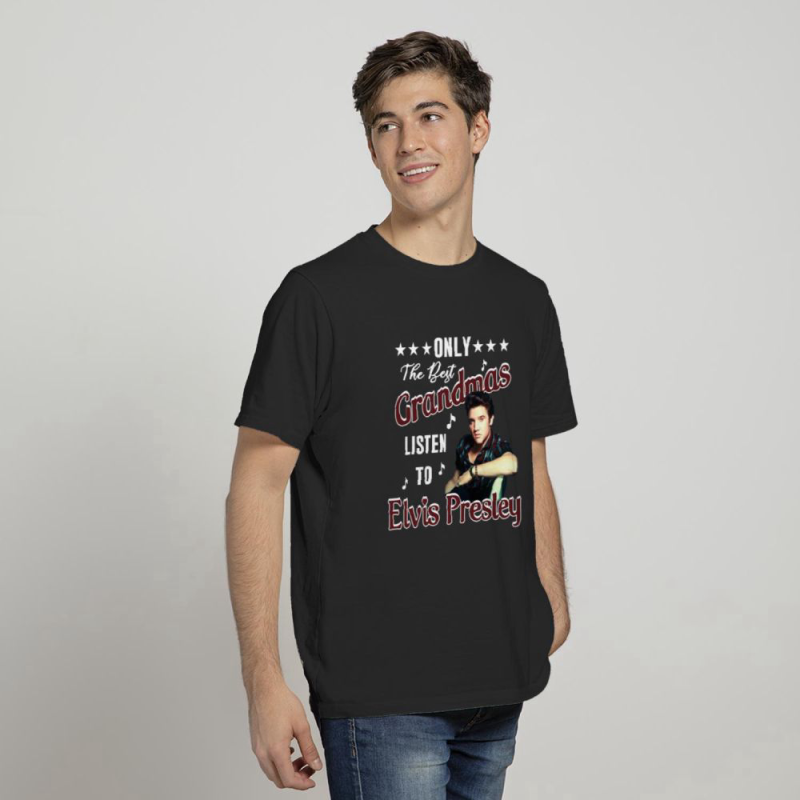 only the best grandmas listen to elvis presley t shirt for men and women 8 Only The Best Grandmas Listen To Elvis Presley T-Shirt IDF87021 Idea Fanatic