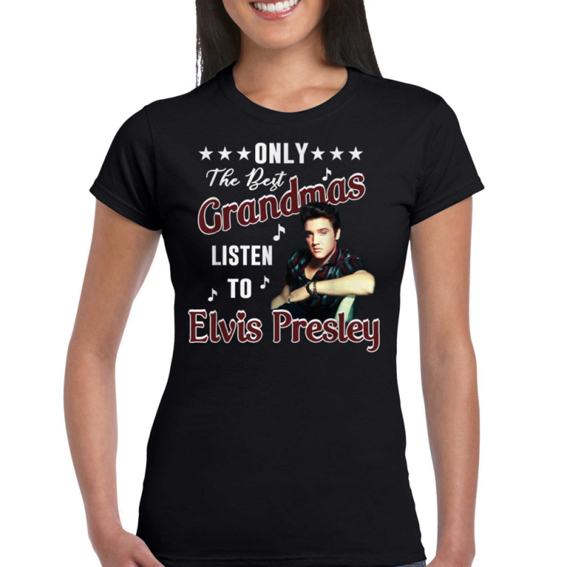 only the best grandmas listen to elvis presley t shirt t shirt 3 Only The Best Grandmas Listen To Elvis Presley T Shirt T-shirt IDF136480 Idea Fanatic