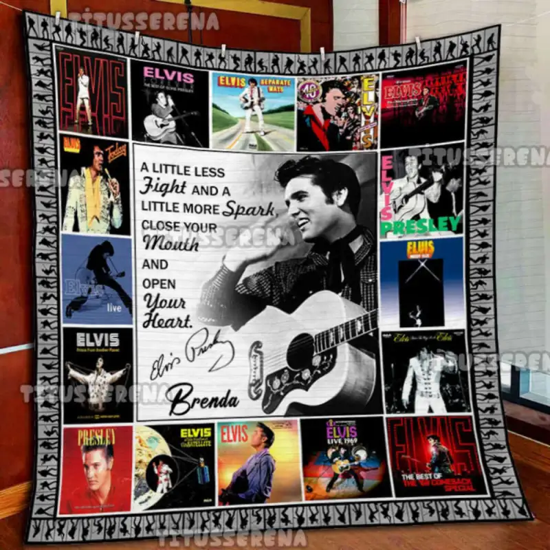 personalized elvis presley quilt blanket king of rock and roll fan blanket elvis presley blanket 1 7 Personalized Elvis presley Quilt Blanket King Of Rock and Roll Fan Blanket IDF95656 Idea Fanatic