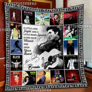 personalized elvis presley quilt blanket king of rock and roll fan blanket elvis presley blanket gift for fans 1 Home Idea Fanatic